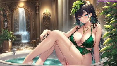 A peituda Thalia se diverte na fonte com um vibrador - 19 Pics - Galeria Hentai