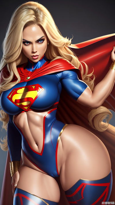 Supergirl musculosa e peituda exibe suas curvas de arrasar - 9 fotos - Galeria Hentai