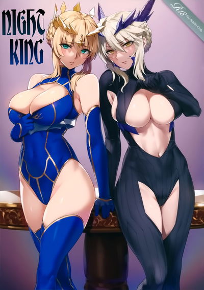 Night King - Artoria Pendragon drains every last drop of magical energy from her master's balls - 24 Pics - Hentai Gallery