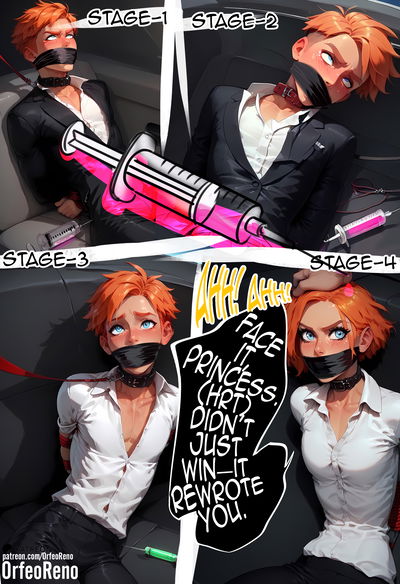 HRT - Homem feminilizado se torna uma mariquinha futanari depois de uma religação do cérebro e uma foda com brinquedo anal - 11 fotos - Galeria Hentai