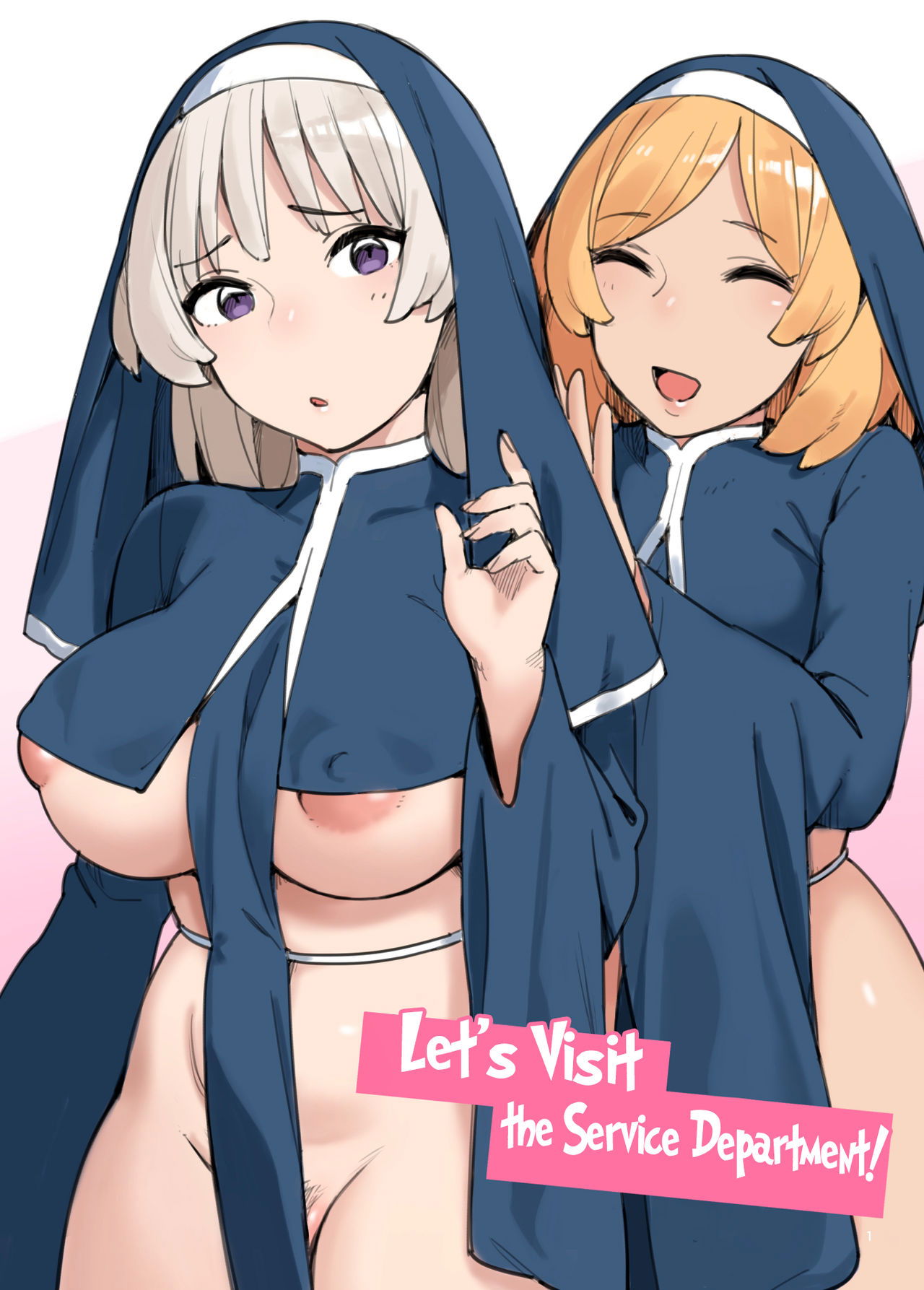 Let’s Visit The Service Department! - Busty hentai nun fucks dirty cocks in the slums - 42 Pics