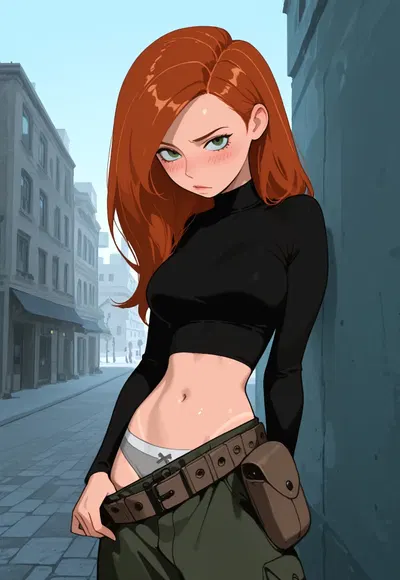 KIM POSSIBLE POV – THONGS PANT PULL DOWN [AI Generated] - Hentai Gallery