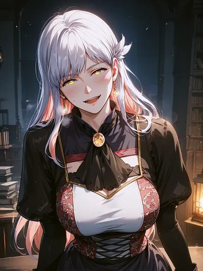 La Creatura Elisa Willow | Free Event Winner Elisa Willow Fake Job at the Academy Giveaway Manhwa Webtoon AI generated - Galeria Hentai