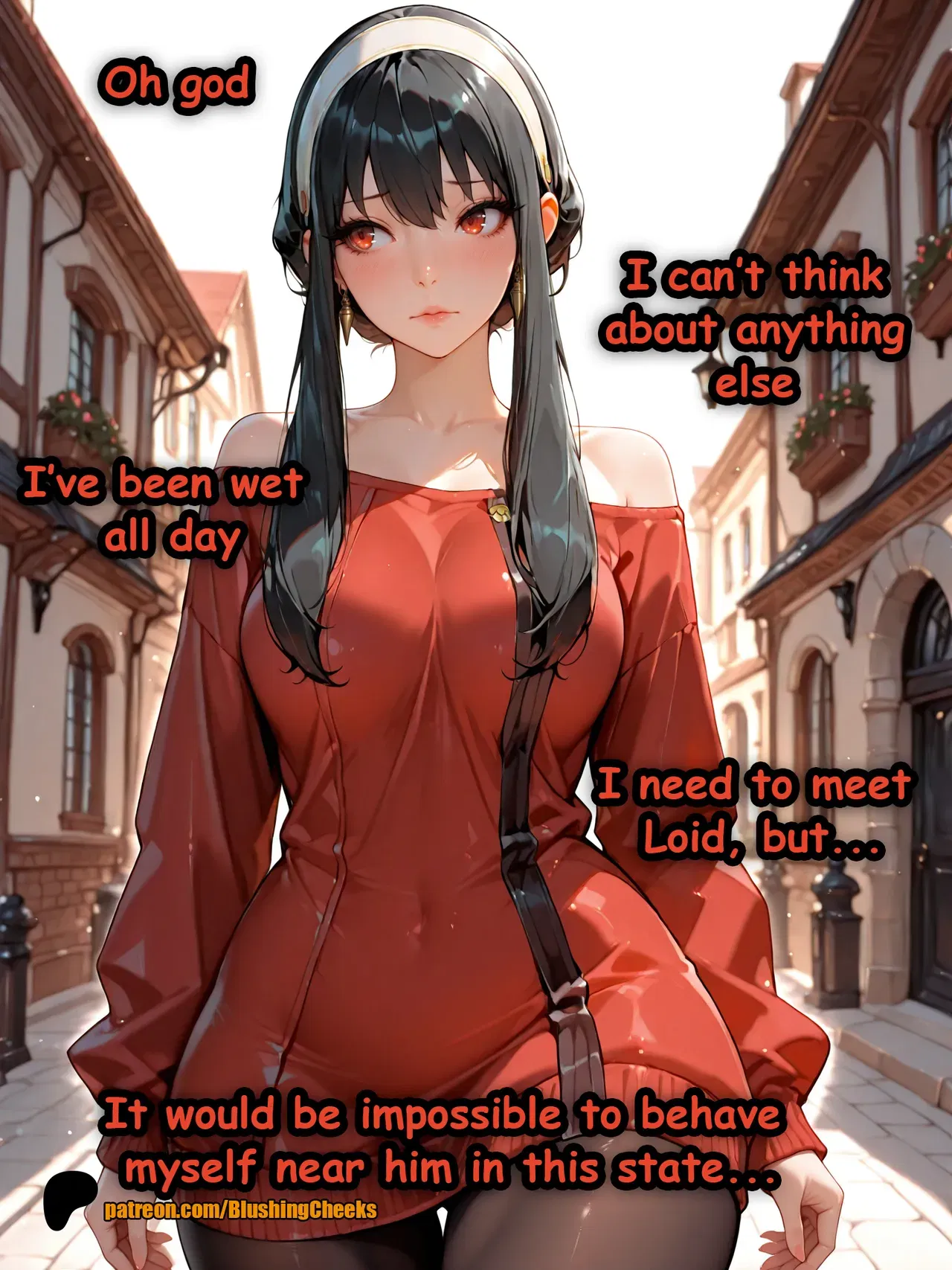 BlushingCheeks - Taking The Steam Off | Yor Briar | SPYxFAMILY [AI Generated] - Хентай галерея