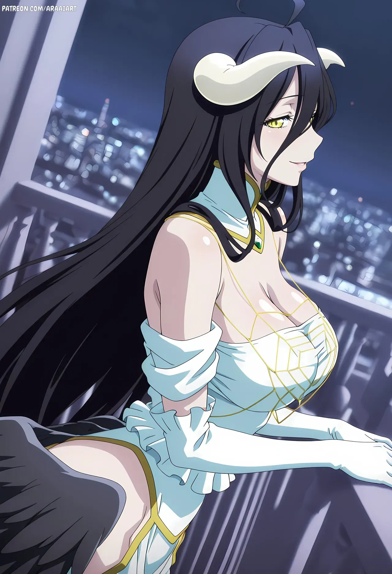 araaiart - 110P (Extras) Albedo | Overlord (Patreon) [AI Generated] - Hentai Gallery
