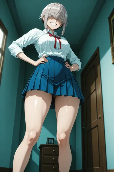 [Uzaki-Chan wa Asobitai] Янаги Узаки - Играю со своим парнем одна дома (AI Generated) - Хентай галерея