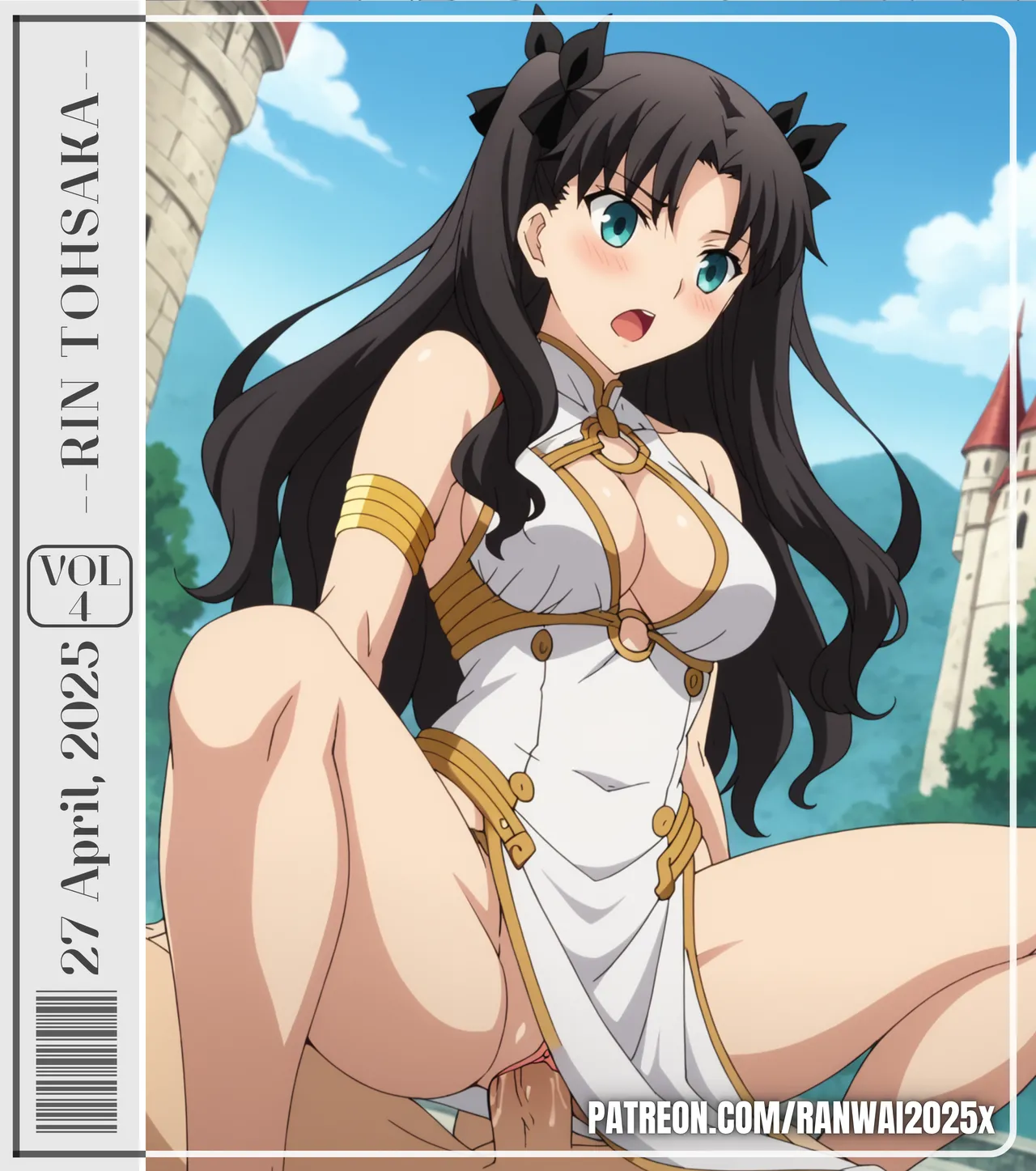 ranwai2025x Rin Tohsaka (Goddess Dress) 遠坂 凛 (Patreon) [AI Generated] - Хентай галерея