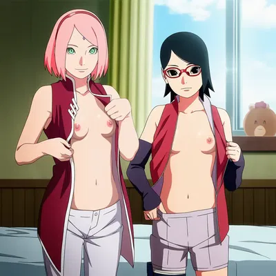 TheFarAi Sasuke X Sakura e Sarada (Ai Generated) - Galeria Hentai
