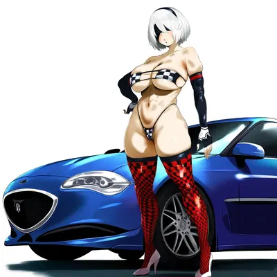 Hood - 2B (Nier:Automata) (Generado por IA) (Patreon) - Galería Hentai