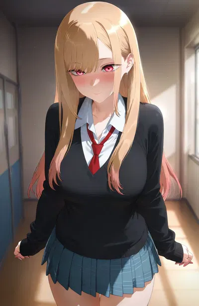 Flowersbeautiful - 8a1.喜多川海夢BBC その着せ替え人形は恋をする2 240p [AI Generated] - Galería Hentai