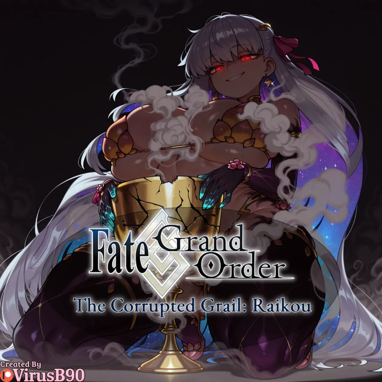 [VirusB90] Chén Thánh Bị Phá Hủy - Raikou [Do Trí Tuệ Nhân Tạo Tạo Ra] - Thư Viện Hentai