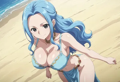 Stable Skynet - 🥇 Nefertari Vivi (One Piece) - 400p (Patreon) [AI Generated] - Galeria Hentai