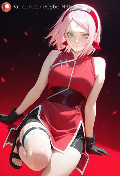 naruto Shippuden - Sakura Haruno - (Patreon) [Gerado por IA] [CyberN3ko] - Galeria Hentai