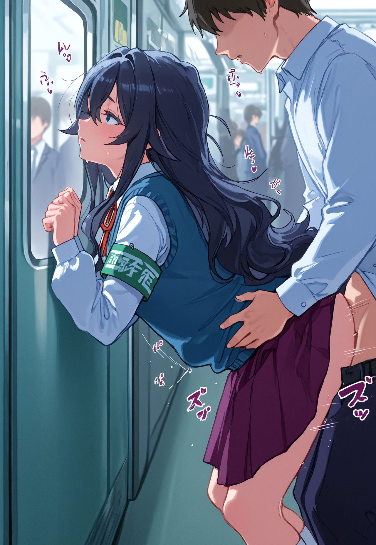 SUBWAY TEASE - GRIP DA SAIA COM PREGAÇÃO SHIZUKA (gerado por IA) - Galeria Hentai