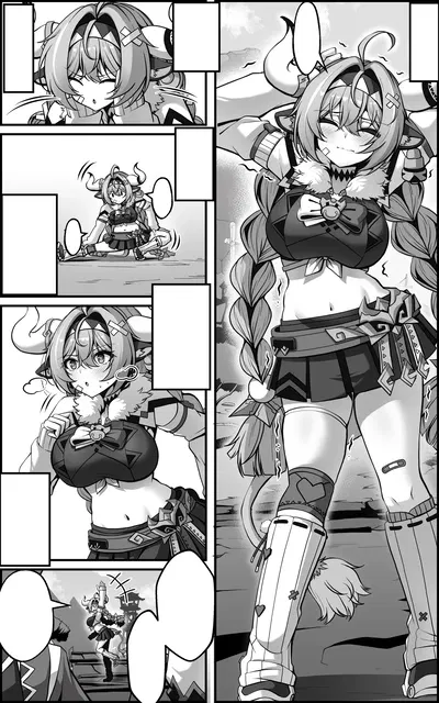 (Paya8) Varesa Manga (Genshin Impact) (Textless) - Hentai Gallery