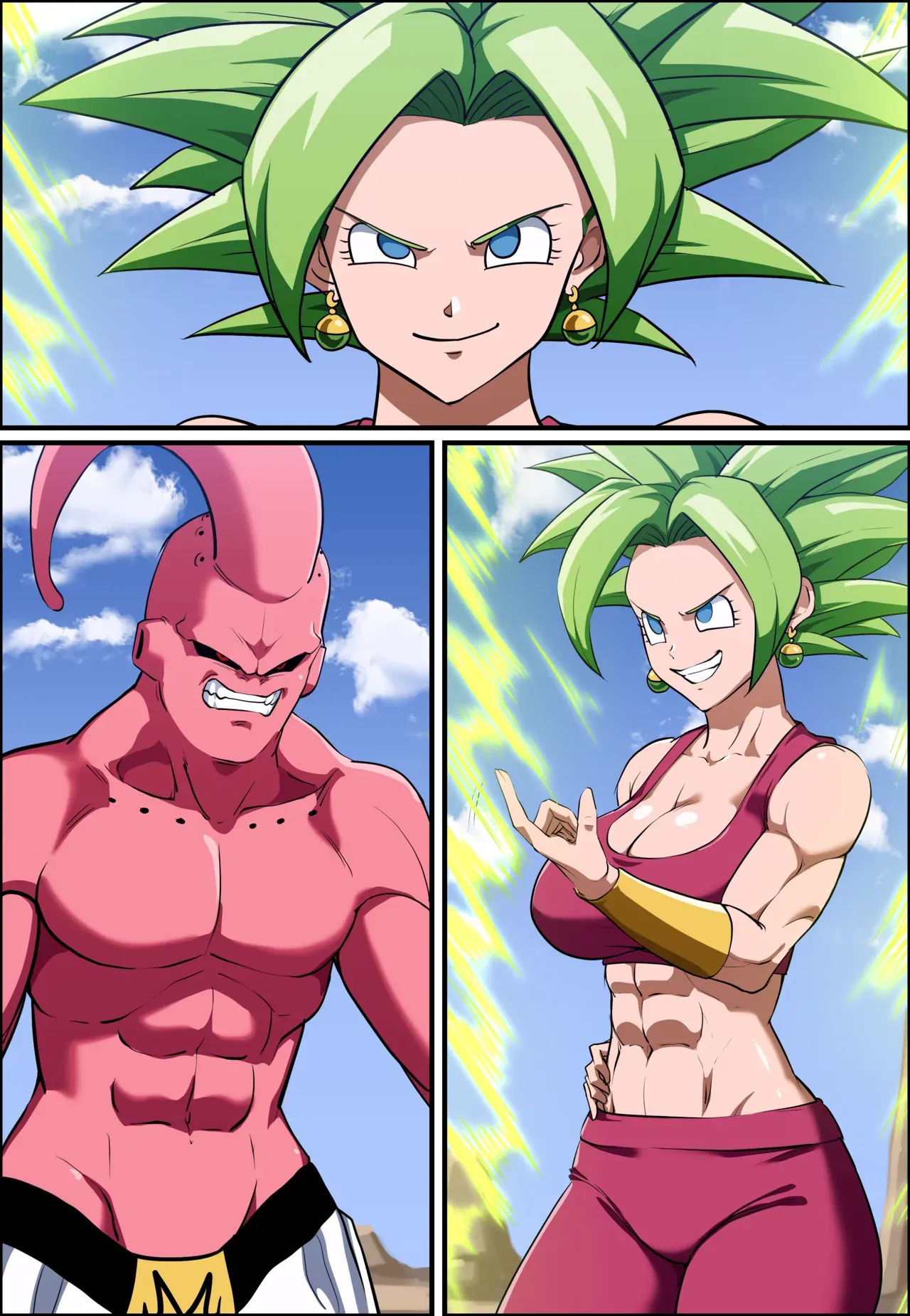 (Khear) Kefla x Majin Buu (Dragon Ball Super) - Galer&iacute;a Hentai