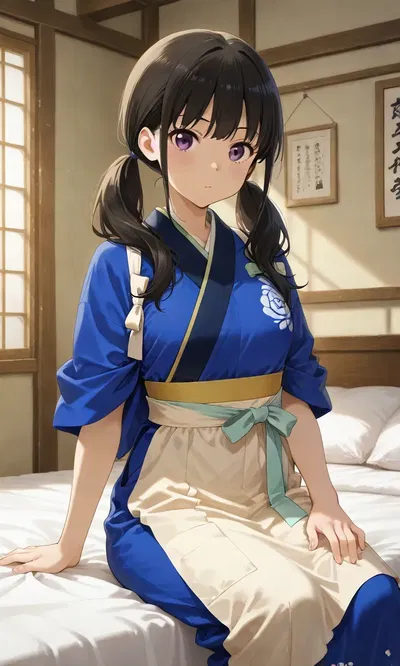 PoppyFlowerAI (básico) Takina Inoue (井ノ上 たきな) - Lycoris Recoil (Patreon) (AI Generated) - Galería Hentai