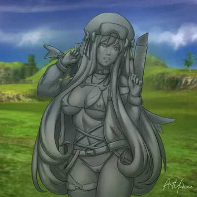 Petrificação do personagem original 2 - Galeria Hentai