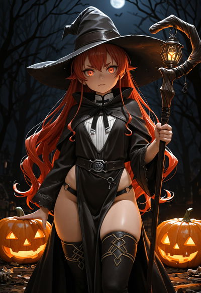 Pequeña bruja Eris (generada por IA) - Galería Hentai