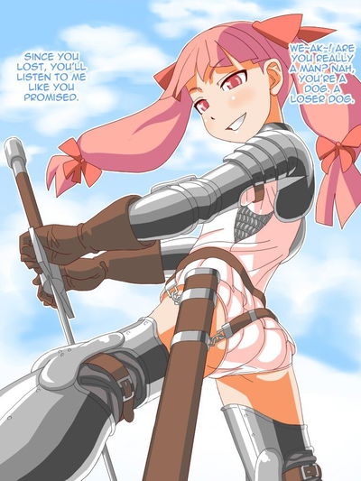 Fazendo o cavaleiro feminino gritar - Galeria Hentai