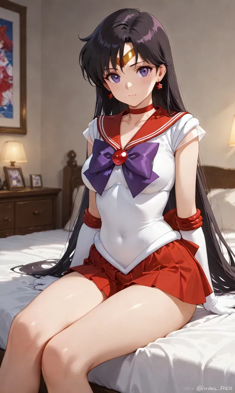 PoppyFlowerAI (especial) Rei Hino (火野 レイ) - Bishoujo Senshi Sailor Moon (Patreon) (IA gerada) - Galeria Hentai