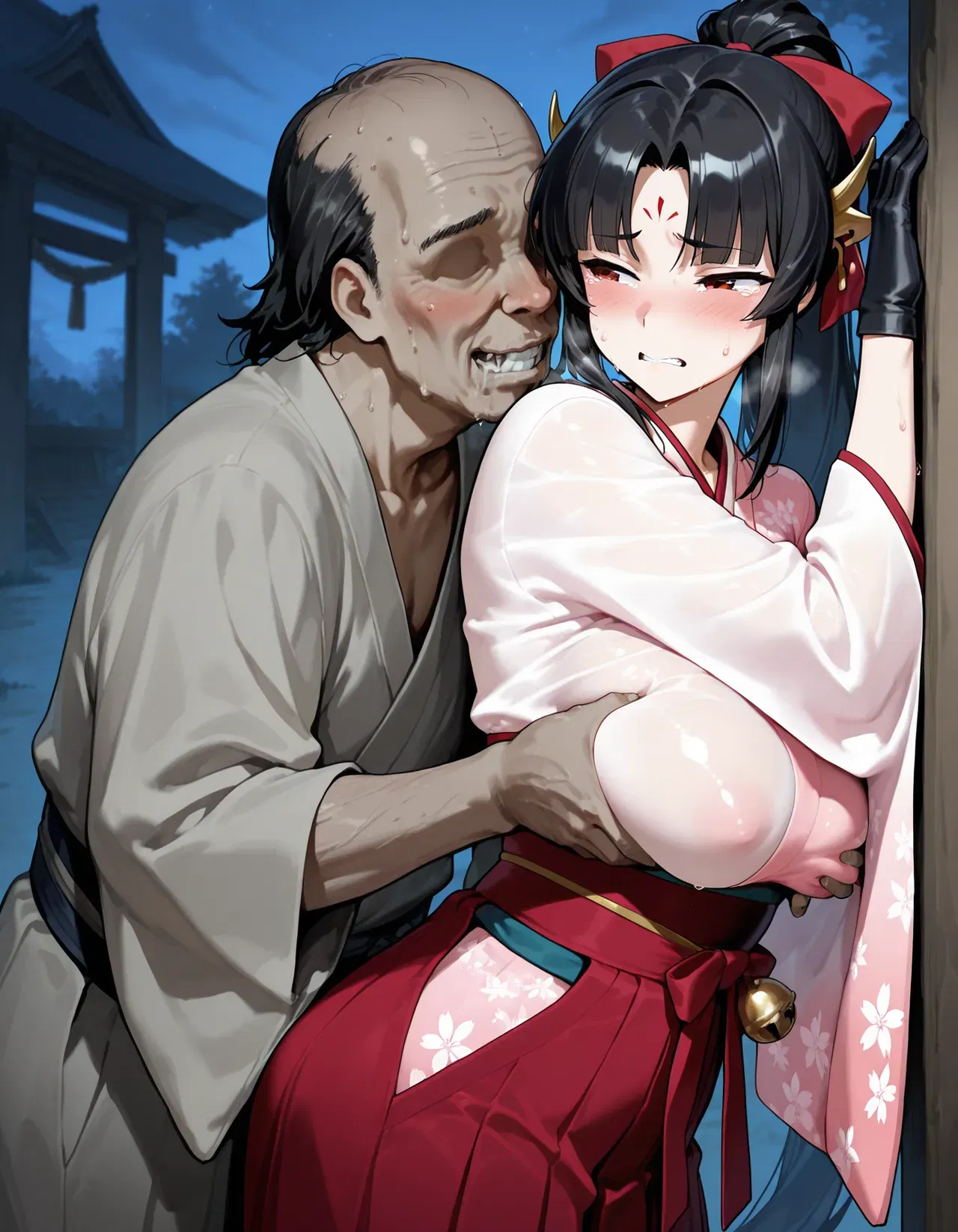 Bleep - Yotohime x feo bastardo (onmyoji) (AI Generated) - Galer&iacute;a Hentai