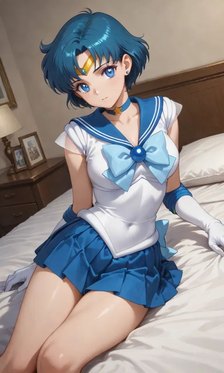 PoppyFlowerAI (especial) Ami Mizuno (水野 亜美) - Bishoujo Senshi Sailor Moon (Patreon) (IA gerada) - Galeria Hentai