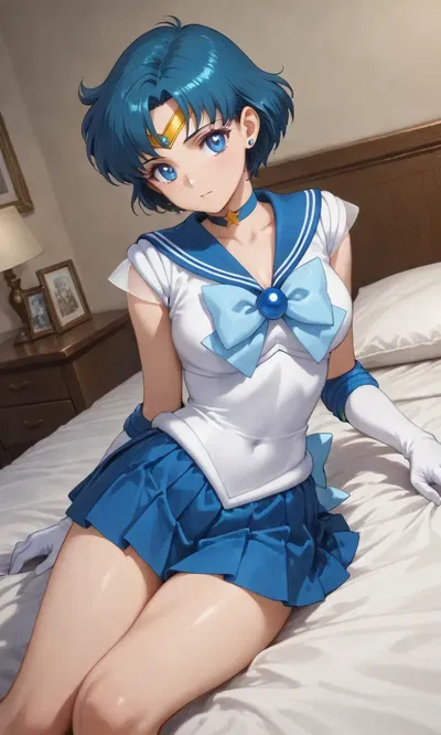 PoppyFlowerAI (especial) Ami Mizuno (水野 亜美) - Bishoujo Senshi Sailor Moon (Patreon) (IA gerada) - Galeria Hentai