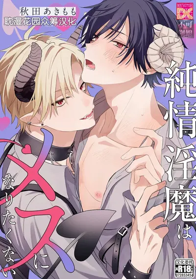 (秋田あきもも) 純情淫魔はメスになりたくない (китайский) (耽漫花园×真不可视汉化组) - Хентай галерея