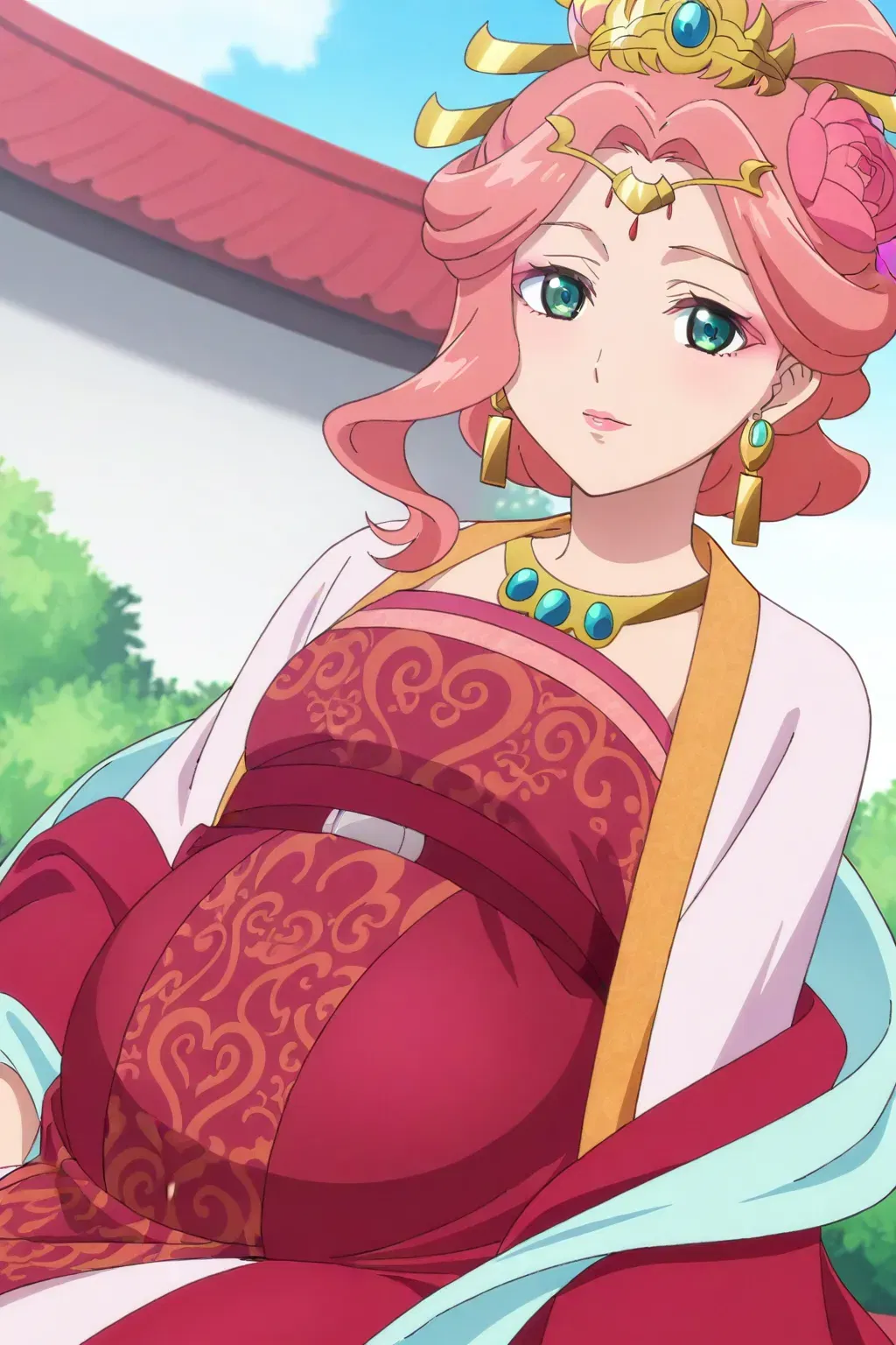 (ufiaw) Gyokuyou embarazada (Patreon) (AI Generated) - Galer&iacute;a Hentai