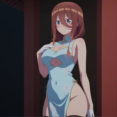 (NakomoArt) - Miku Nakano 2 (AI Generated) - Хентай галерея
