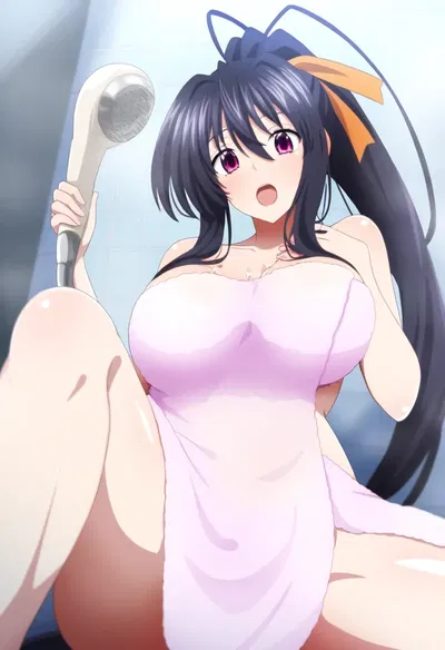 Waifus todos os dias! Himejima Akeno 1 High School DxD (Patreon) (Gerado por IA) - Galeria Hentai