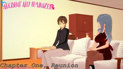 Случайная феминизация! Глава 1 (Продолжение) - Хентай галерея