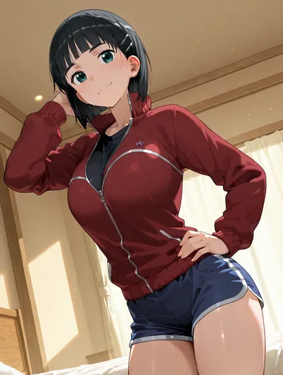 RockMan - 桐ヶ谷直葉 Suguha Kirigaya 008 (Patreon) (AI Generated) - Galería Hentai