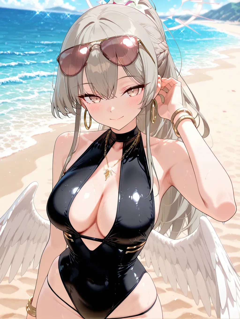 RockMan - 桐藤ナギサ Kirifuji Nagisa (AI Generated) - Hentai Gallery