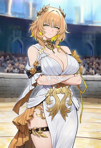 Lem0nen - (Request) Honkai: Star Rail - Aglaea (216P) (Patreon) (AI Generated) - Hentai Gallery