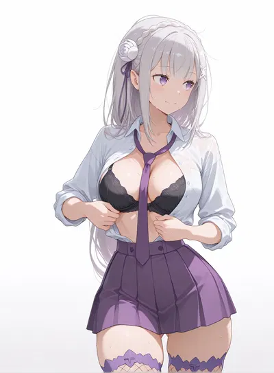 (Bravarts) Emilia (generada por IA) - Galería Hentai