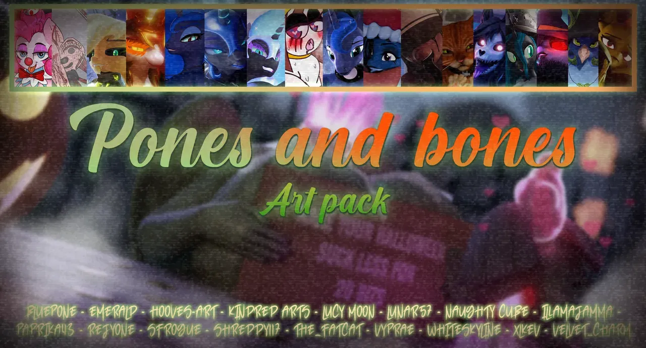 Pones and bones art pack - Hentai Gallery