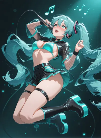 (Bravarts) Hatsune Miku (AI Generated) - Хентай галерея
