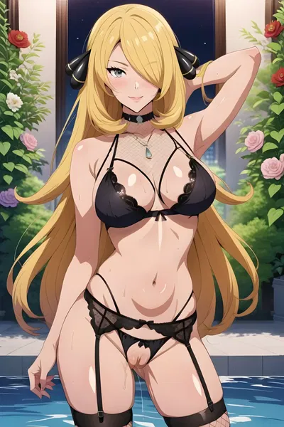 Cynthia Pokemon (gerado por IA) - Galeria Hentai