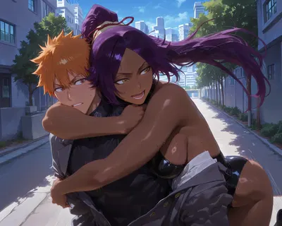 (Patreon) GabrAil - Yoruichi (AI Generated) - Хентай галерея