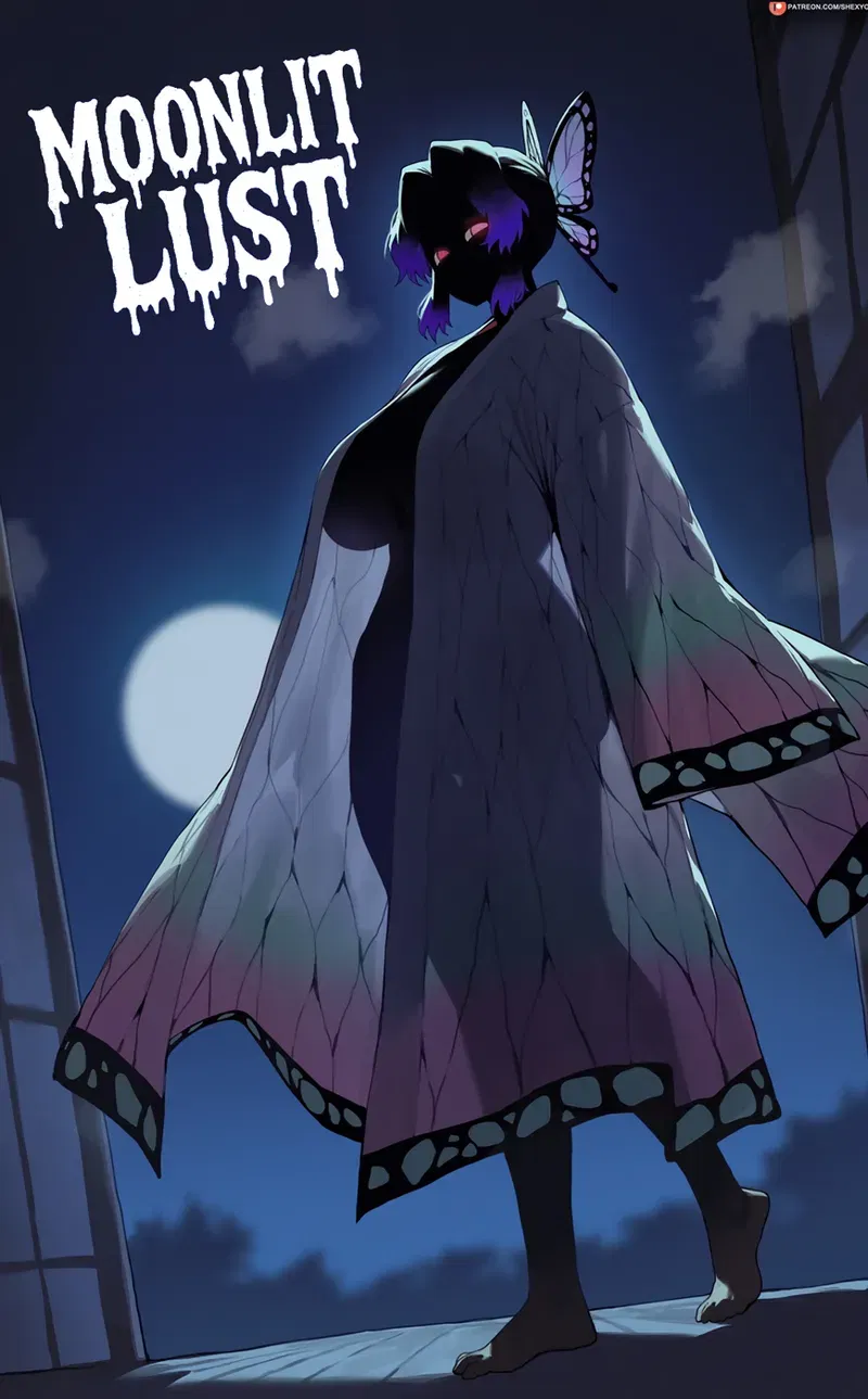 (Shexyo) Moonlit Lust (Demon Slayer) (AI Generated) - Hentai Gallery