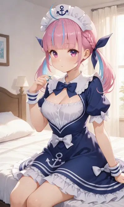 PoppyFlowerAI (special) Aqua Minato (湊あくあ) - Holo no Graffiti (Patreon) (AI Generated) - Хентай галерея