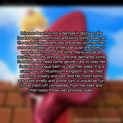 randomuseragain2016 - Peach Collection: Princess Peach Feet and Nylon Socks + Princess Peach and Princess Daisy Foot Worship (The Super Mario Bros. Movie) + Samus Aran and Peach foot worship - Hentai Gallery