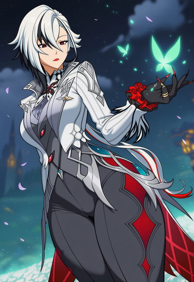 Necromancer893 - アルレッキーノ x ヒルチャール / Arlecchino x Hilichurl (111 fotos) (Patreon) (AI Generated) - Galeria Hentai