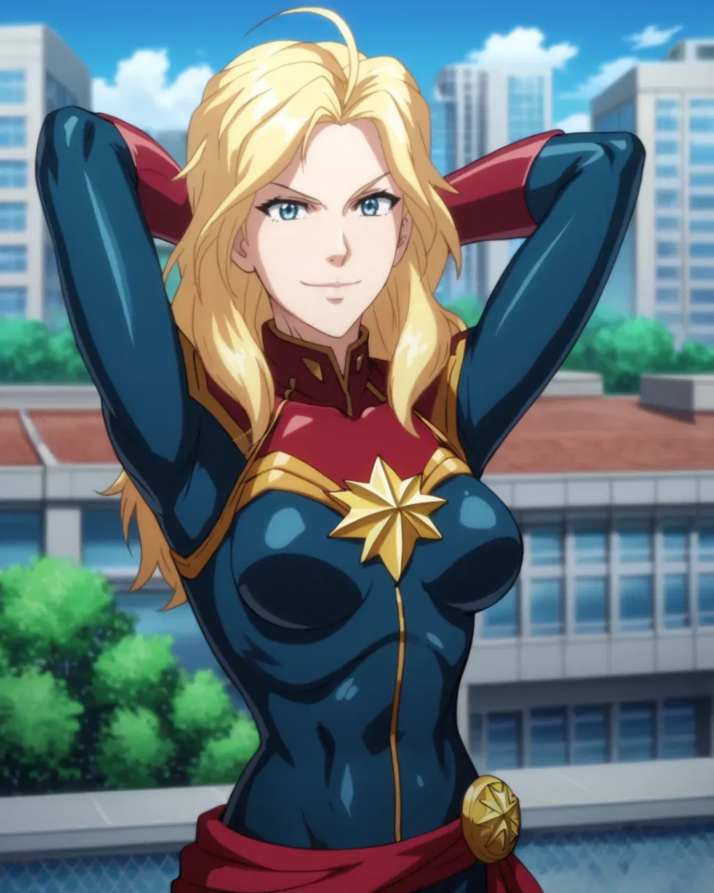 (Heroerse.Ai) Capitán Marvel (Generado por IA) - Galería Hentai