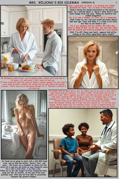 O Grande Dilema da Sra. Wilson (versão 3) - Galeria Hentai