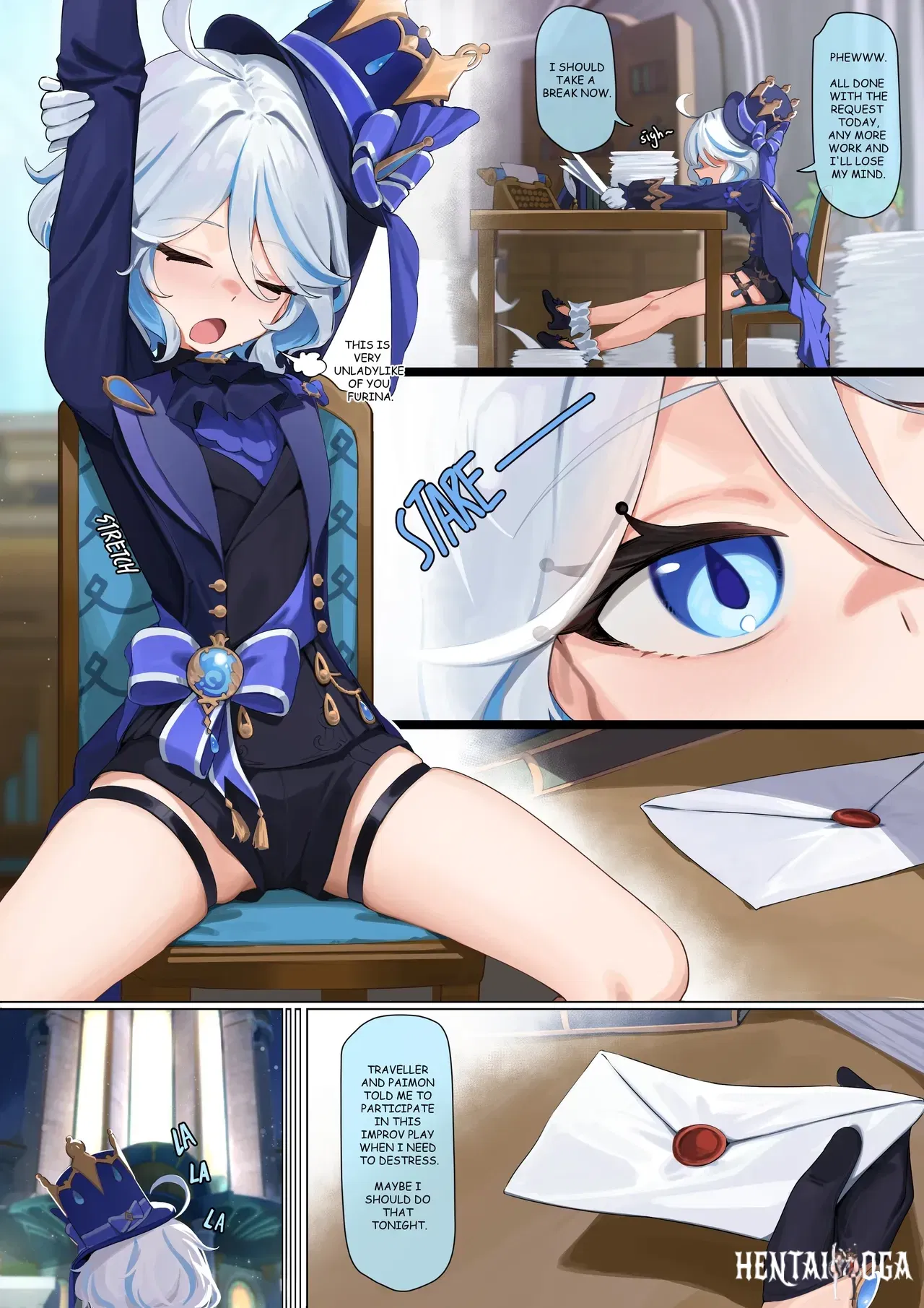 (Skai_kun) Furina no Butai The Furina Show (Genshin Impact) (English) (Ongoing) - Hentai Gallery