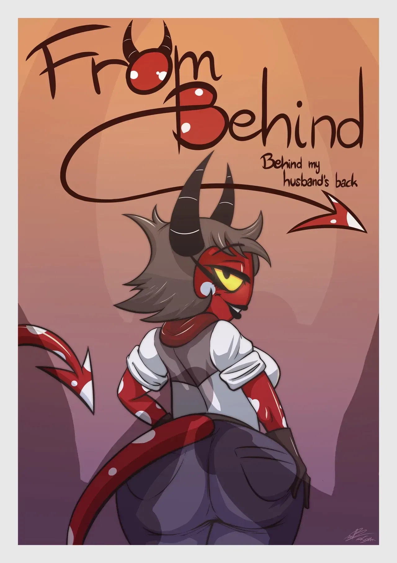 Por tr&aacute;s: Nas costas do meu marido (Em andamento) - Galeria Hentai