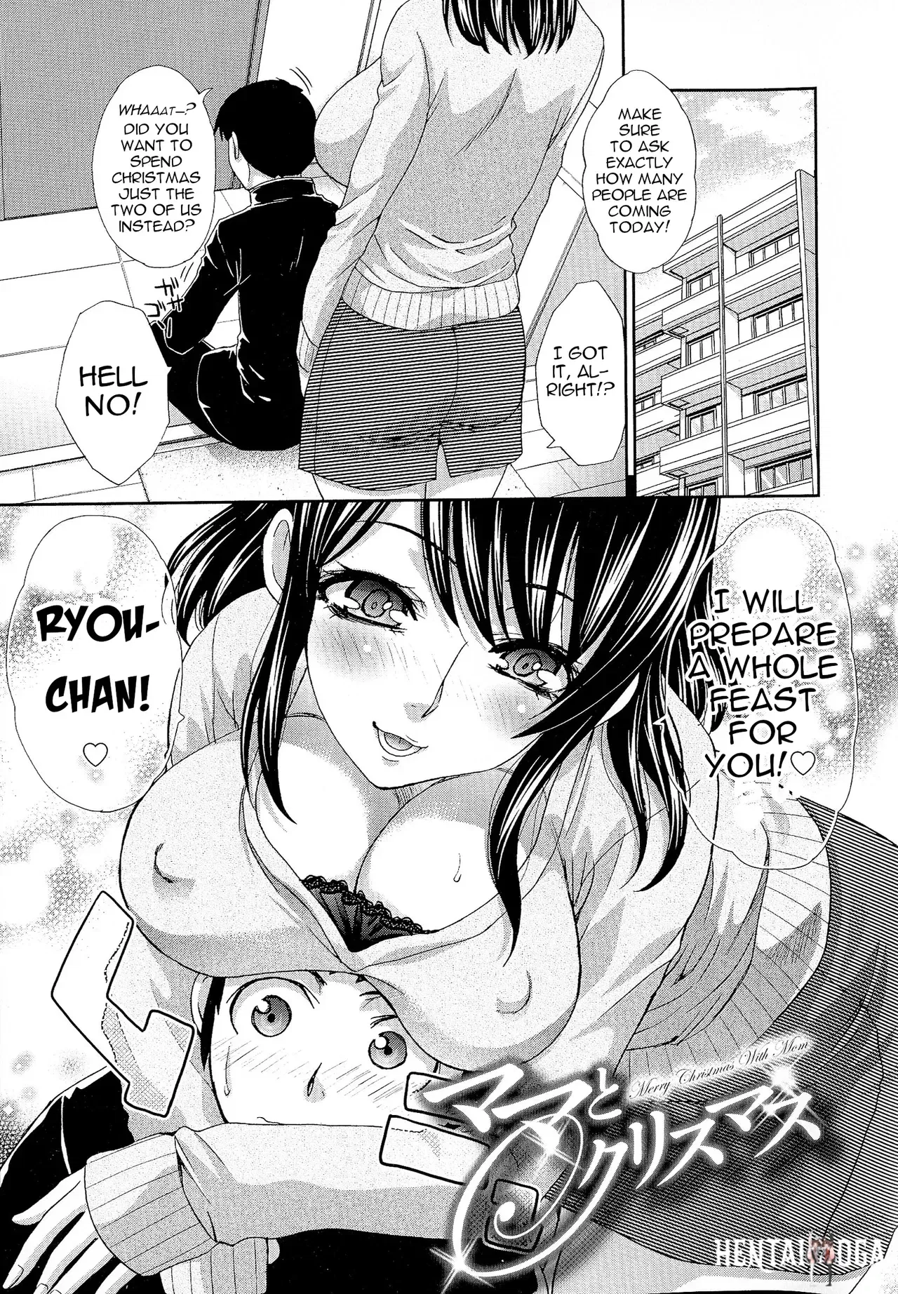 (Itaba Hiroshi) Mama To Kurisumasu Feliz Natal com a mam&atilde;e (Kyonyuu Akugi) (Ingl&ecirc;s) (menospeaknihongo) - Galeria Hentai